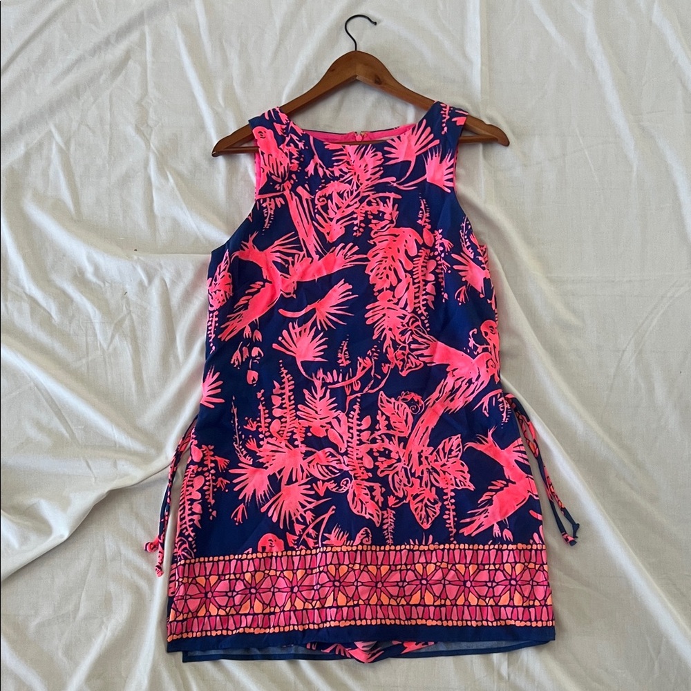 Lilly Pulitzer Pink and Navy Dress